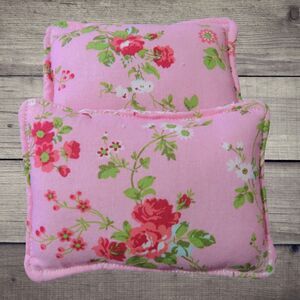 Reusable Kitchen Sponge, Set of 2, Pink Floral Dish Scrubby